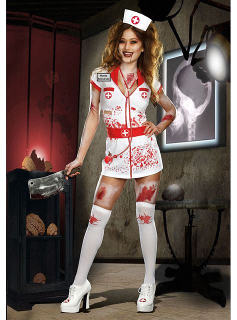 zombie nurse costume|female zombie nurse.